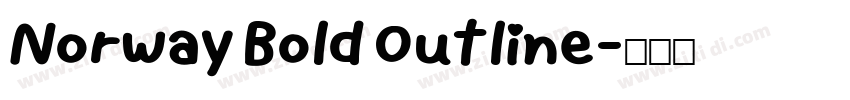 Norway Bold Outline字体转换